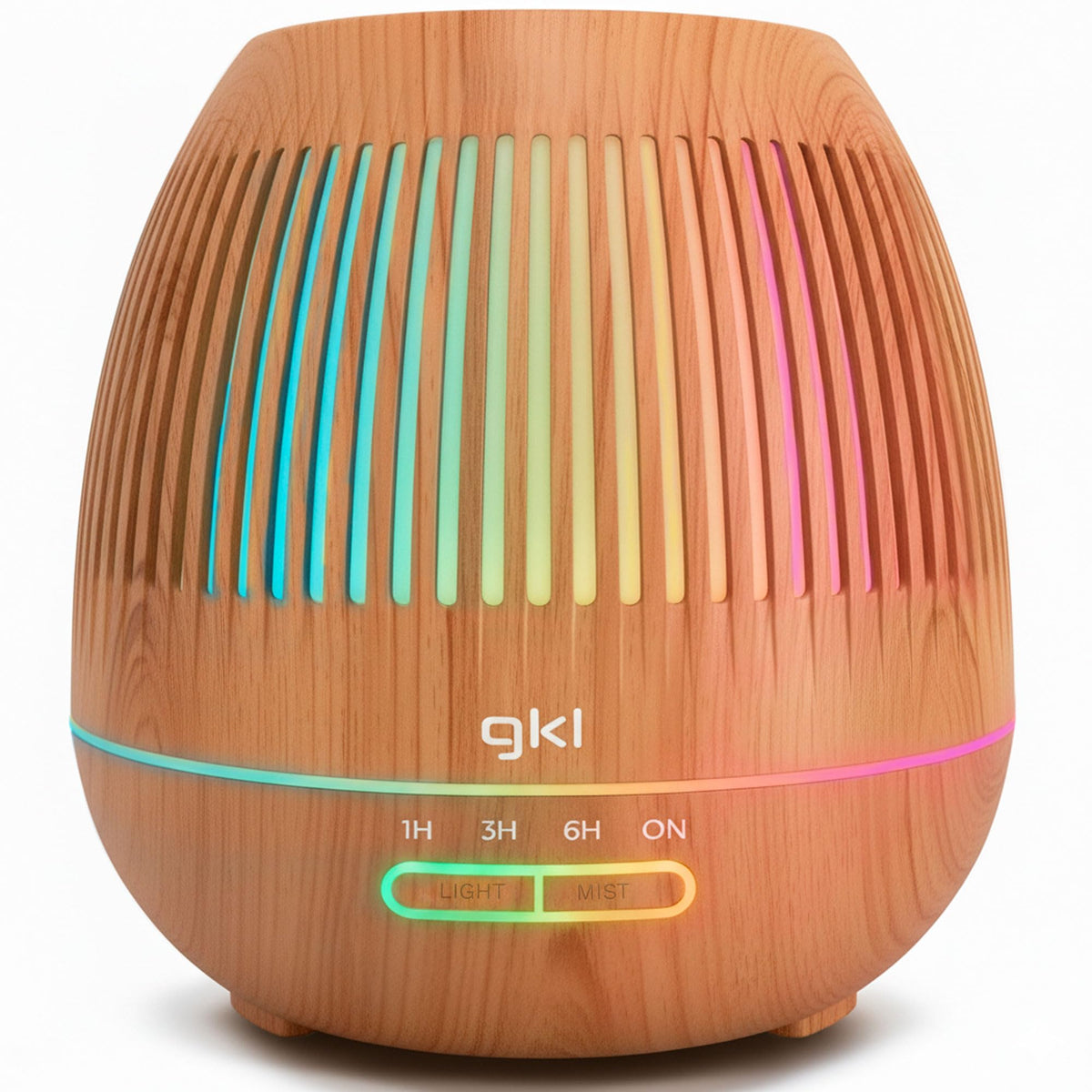 Humidificador difusor de aromas 400 ml Grunkel ESN-400M madera