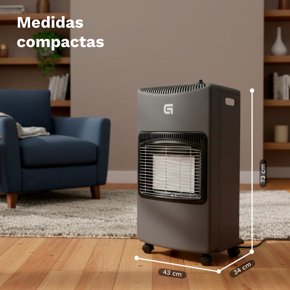 Estufa de gas butano cerámica 4200 W Grunkel CT-HEAT42