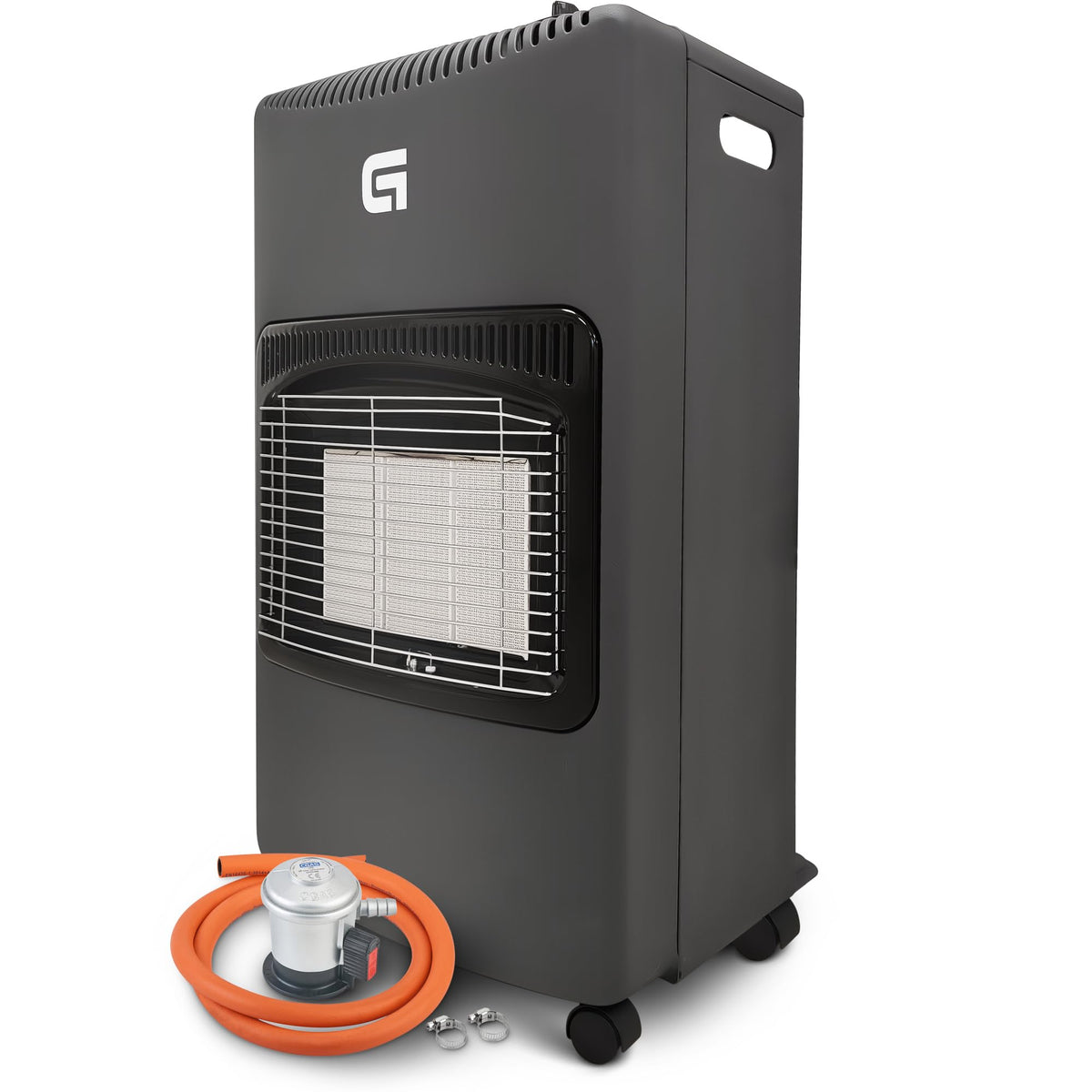 Estufa de gas butano cerámica 4200 W con regulador Grunkel CT-HEAT42PLUS
