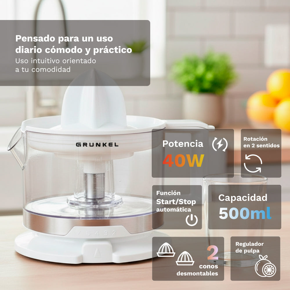 Exprimidor de cítricos Grunkel XP-545BL