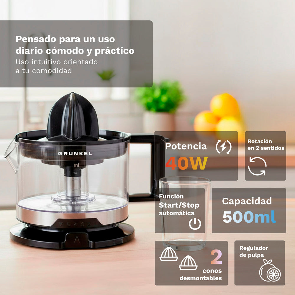 Exprimidor de cítricos Grunkel XP-545NG