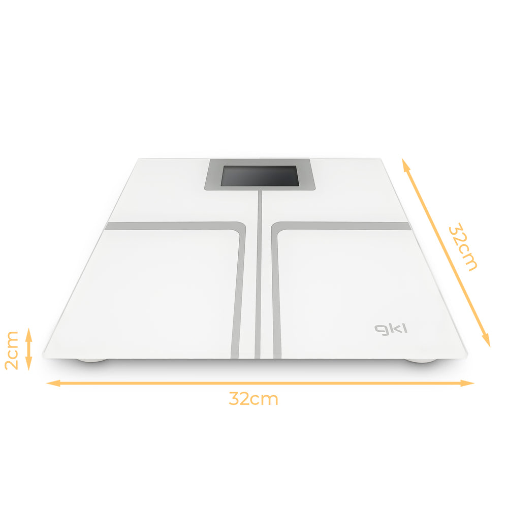 Báscula de baño digital Grunkel FITMAXWHITE blanca