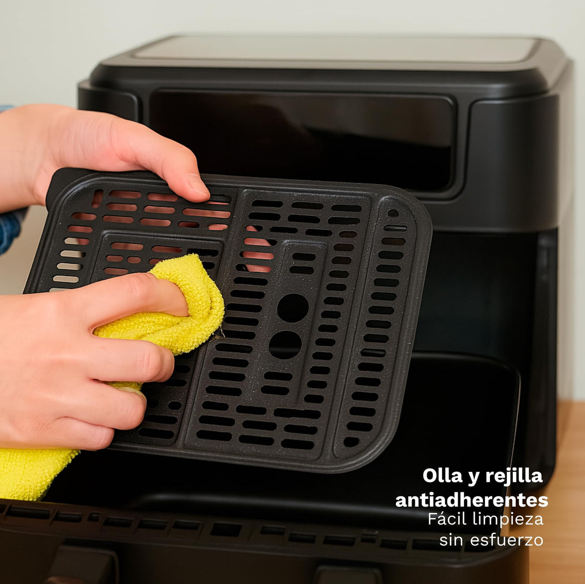 Freidora aire doble cesta 10 L Grunkel DUALFLEXIFRYER
