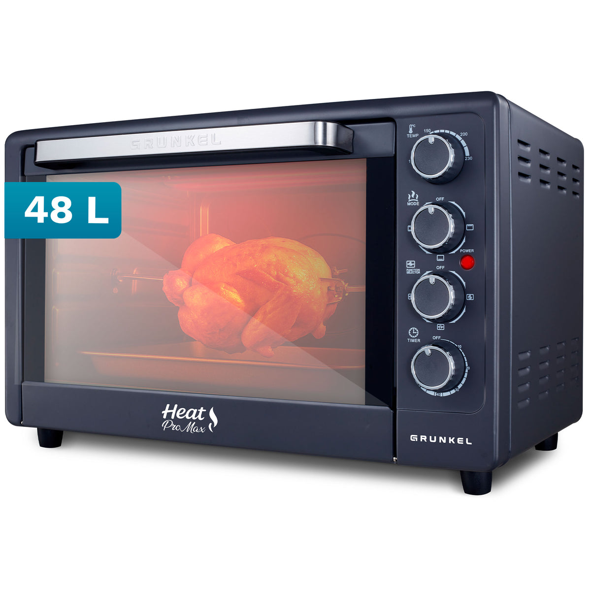 Horno eléctrico de sobremesa de 48 L Grunkel HR-48PROMAX