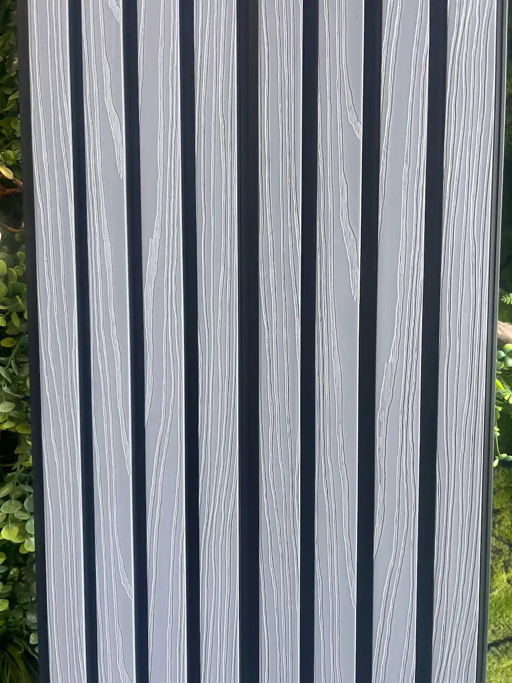 Listón exterior PVC Gris 290 x 22 cm