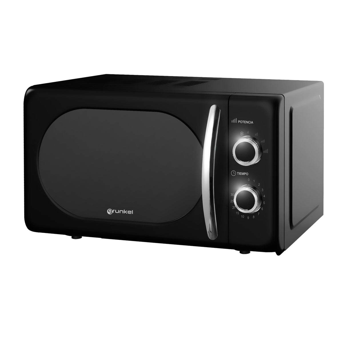 Microondas retro 20 L Grunkel MW-20NEGRO