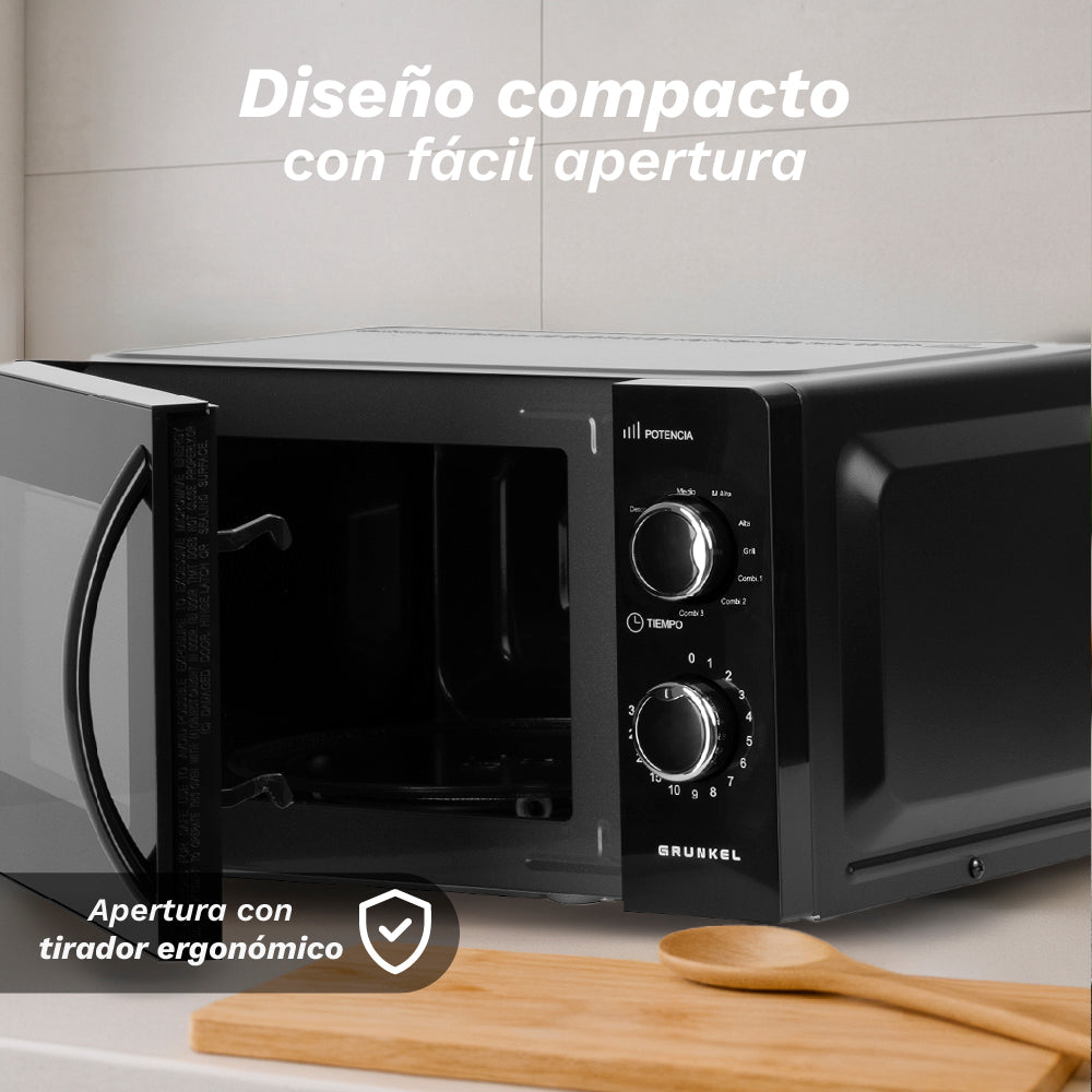 Microondas con grill 20 L Grunkel MWG-20NG