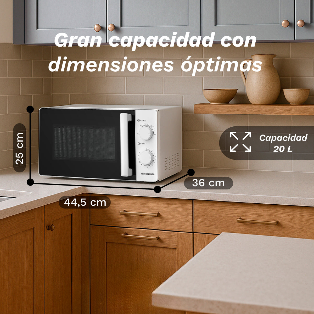 Microondas 20 L Grunkel MW-20EASY