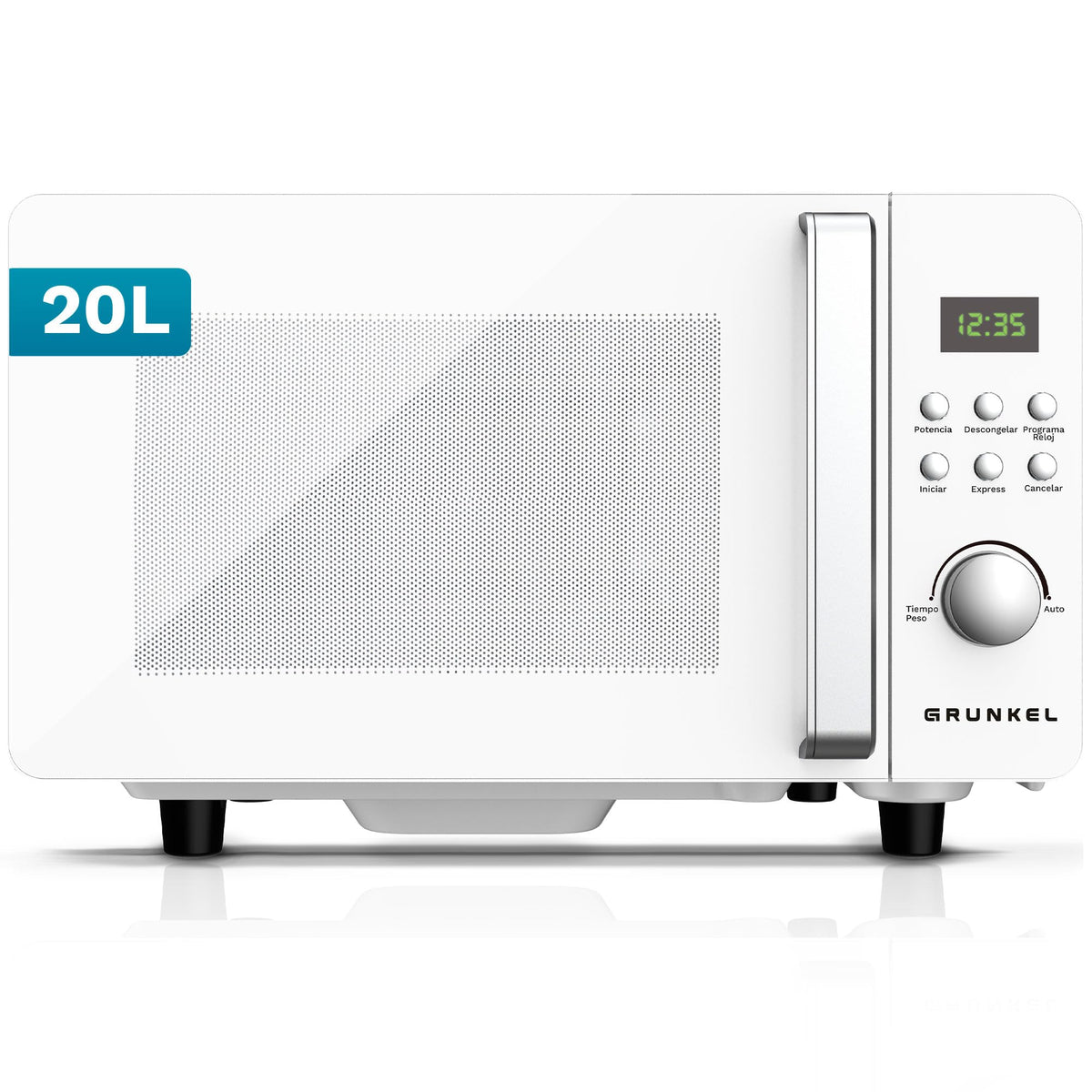 Microondas 20 L Grunkel MWD-20FLAT sin plato giratorio