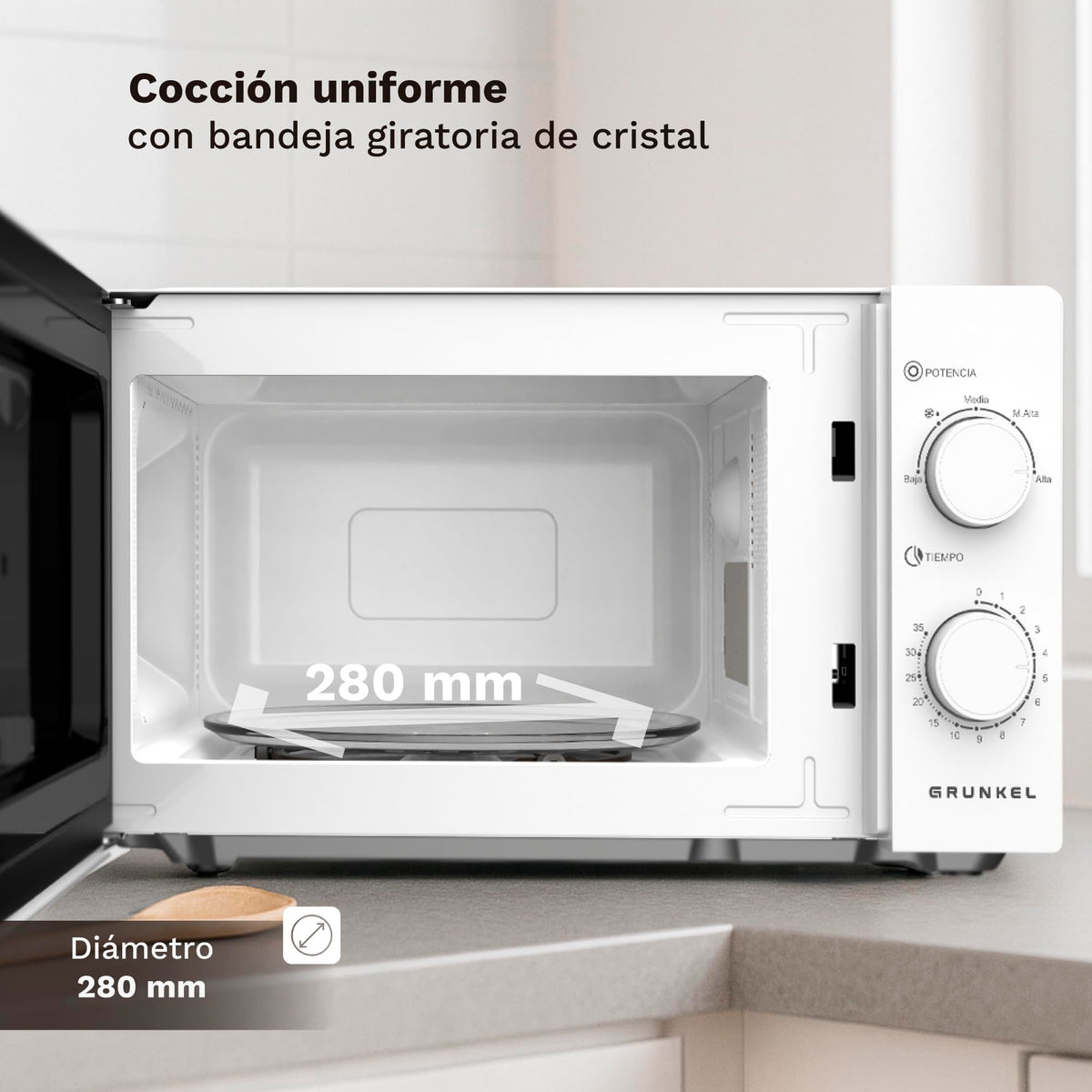 Microondas 25 L Grunkel MW-25EASY