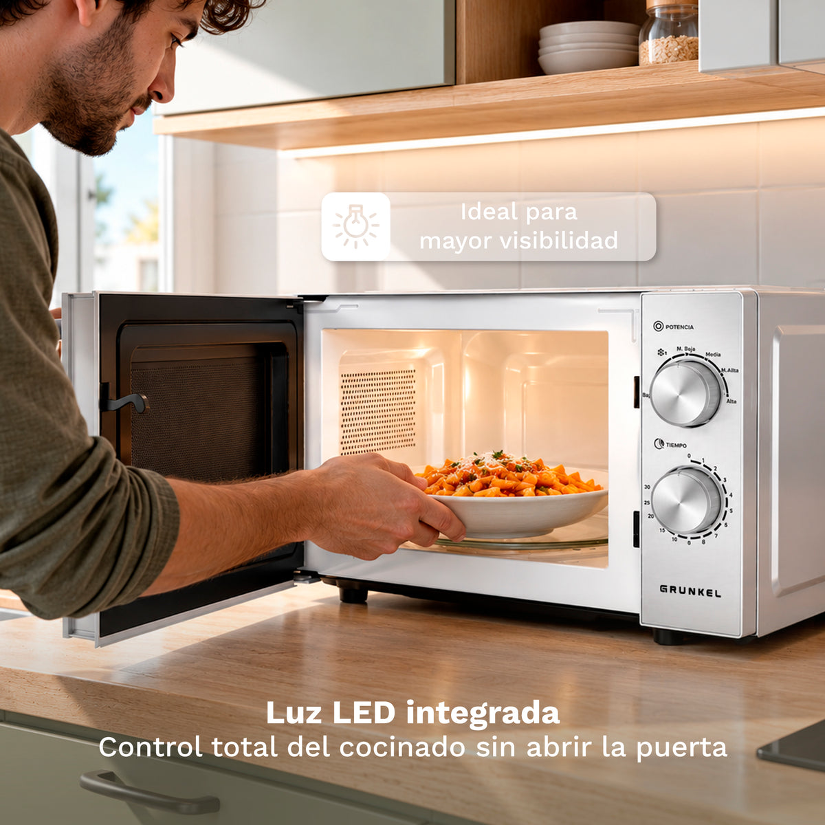 Microondas 20 L Grunkel MW-20IXG