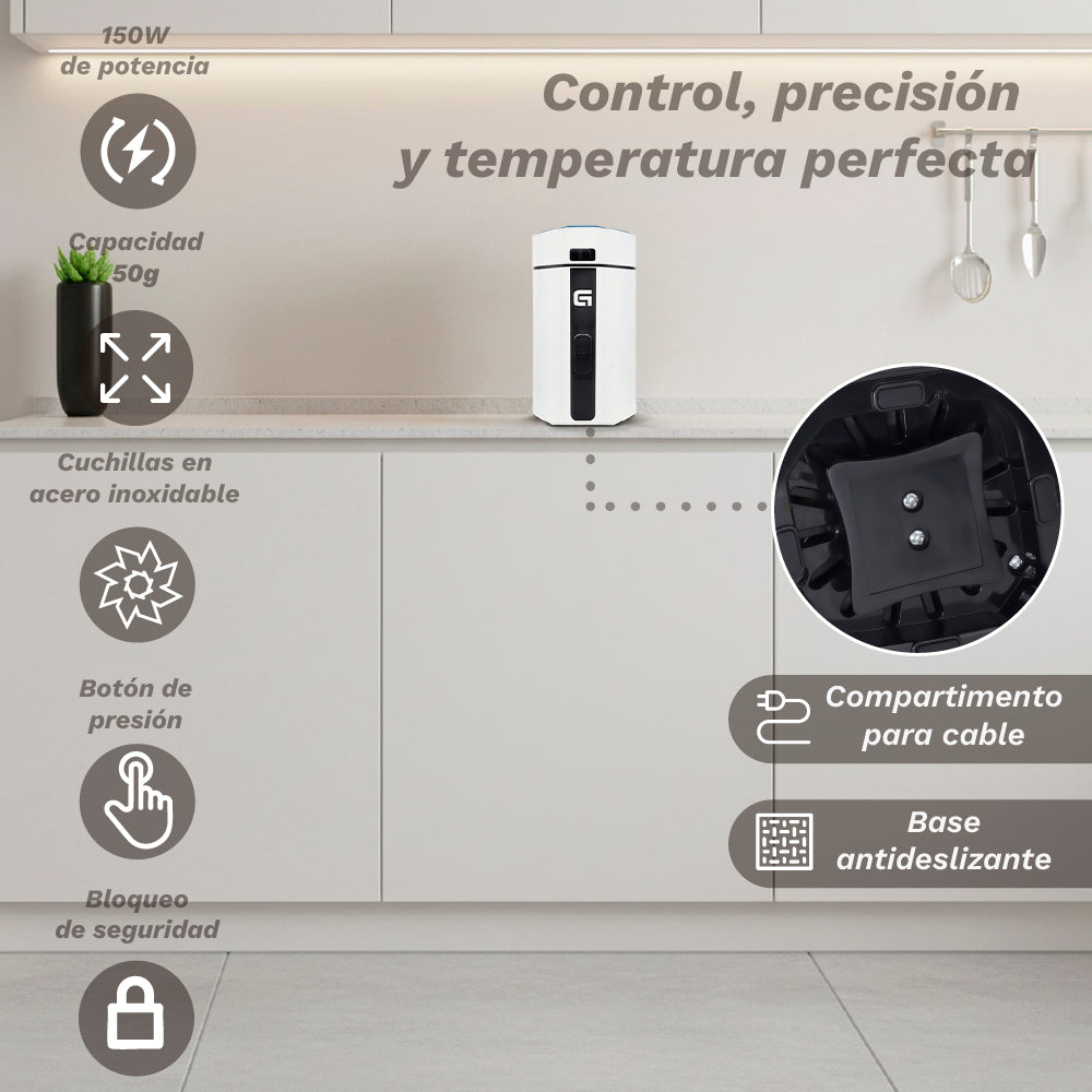 Molinillo eléctrico Grunkel MO-150BL