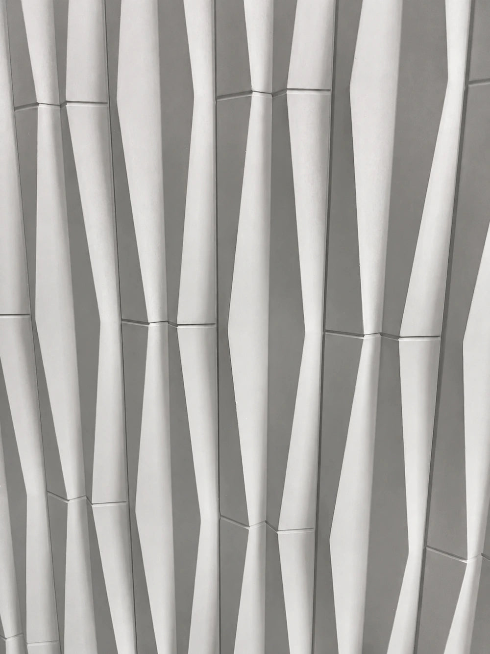 Panel de piedra PU Origami Blanco 120 x 60 cm