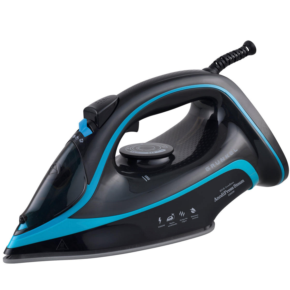 Plancha de vapor Grunkel PL-3200ANODICED