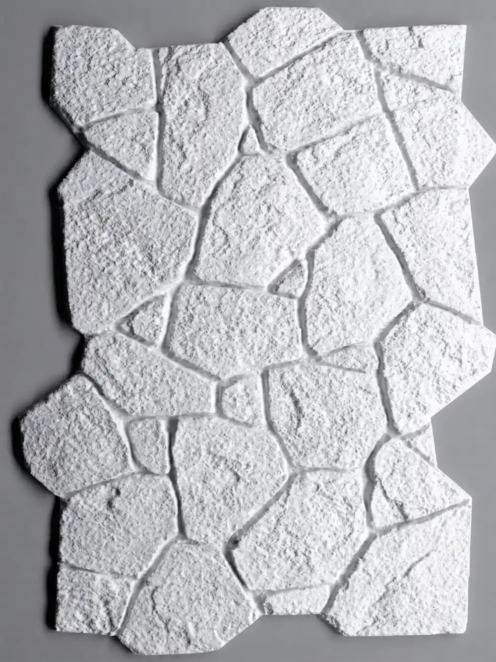 Panel de piedra PU Cantera Blanco 160 x 86 cm