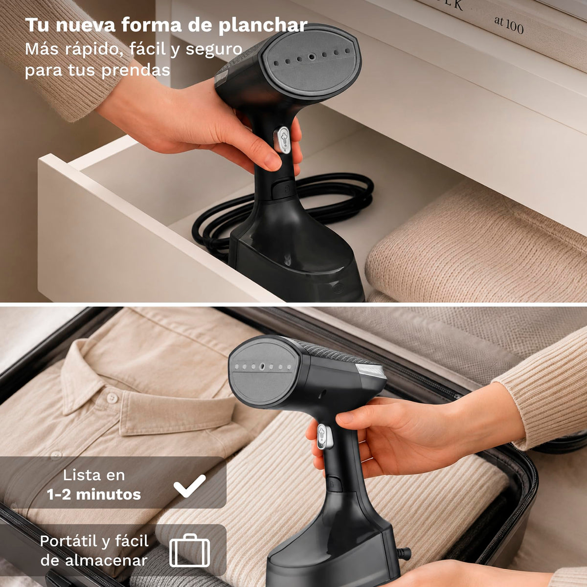 Plancha de vapor vertical Grunkel PV-1600GSO