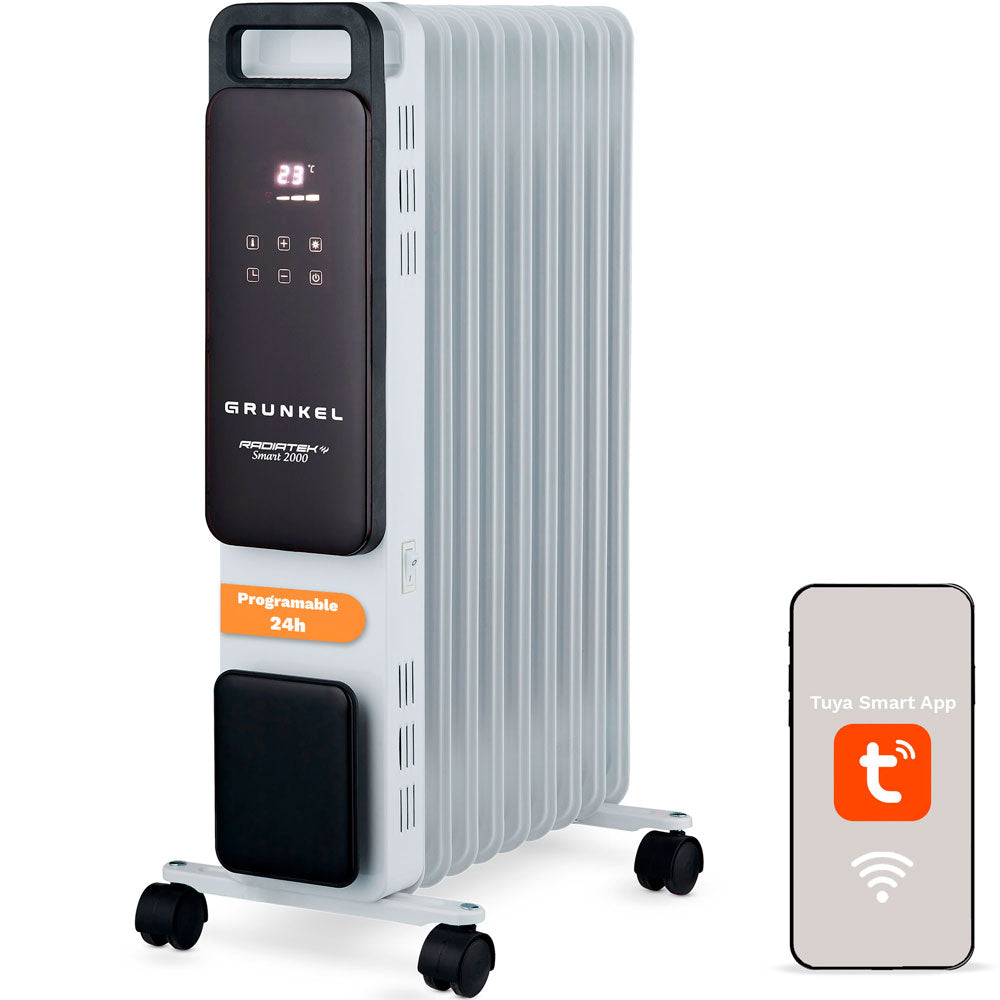 Radiador de aceite digital 9 elementos 2000 W Grunkel RD-2000PRO