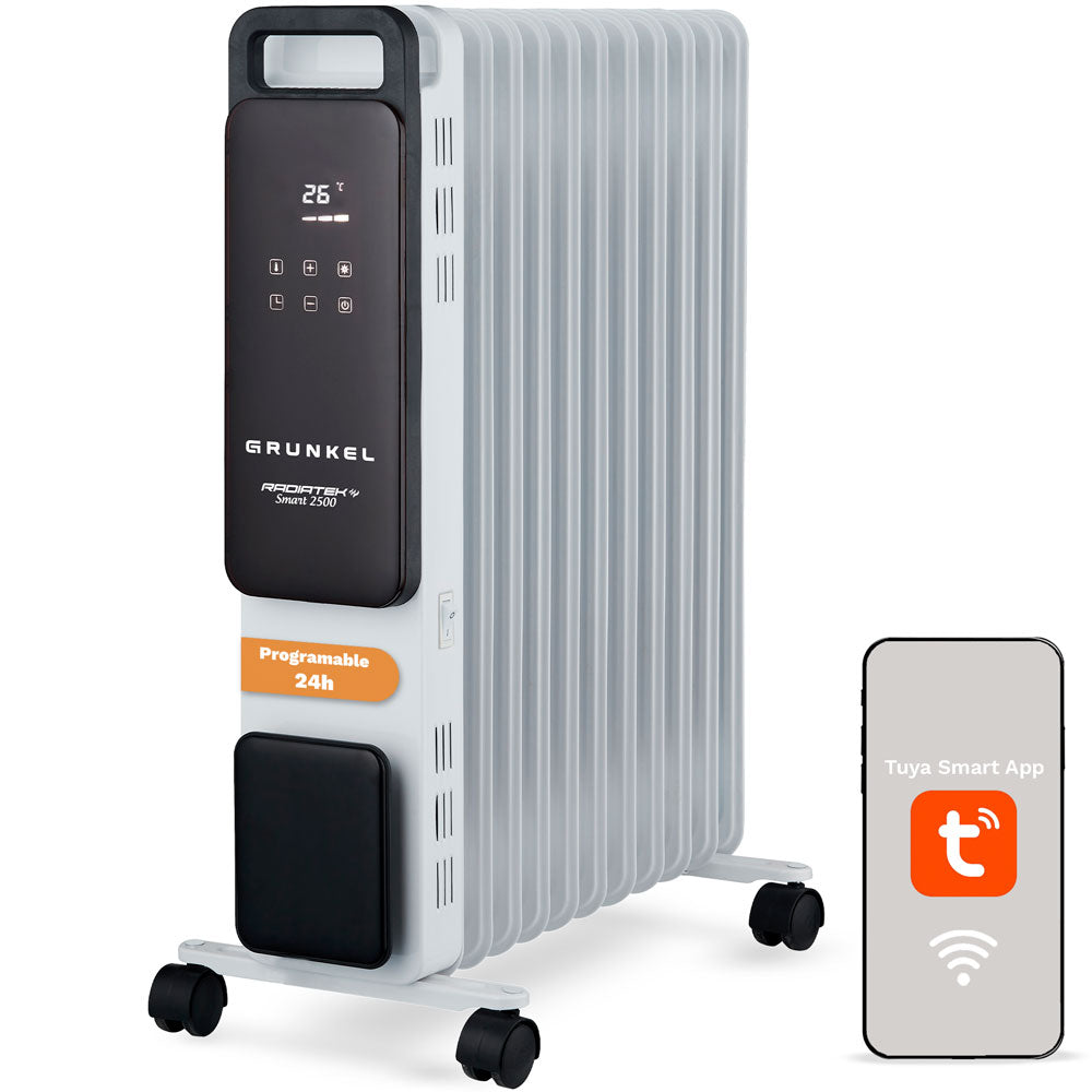 Radiador de aceite digital 11 elementos 2500 W Grunkel RD-2500PRO