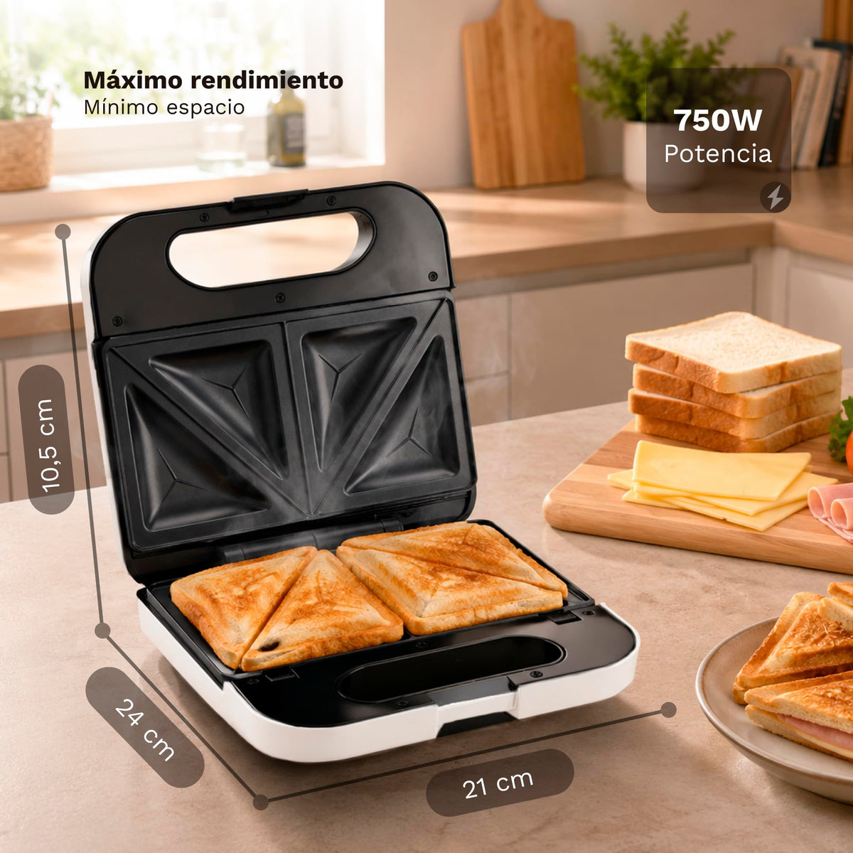 Sandwichera con corte Grunkel SAN-CCBL