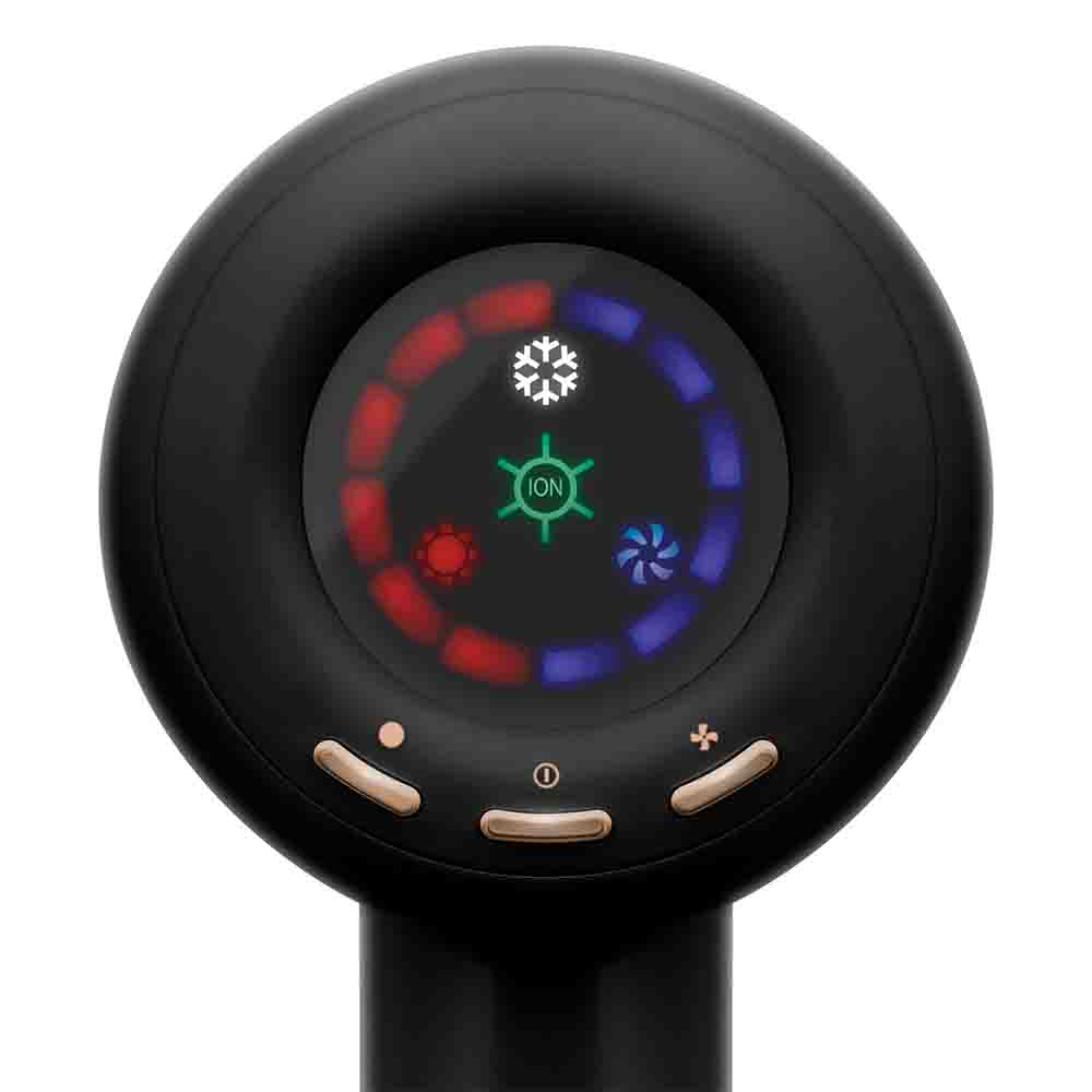 Secador de pelo iónico 1600 W motor BLDC Grunkel ONYXSMART