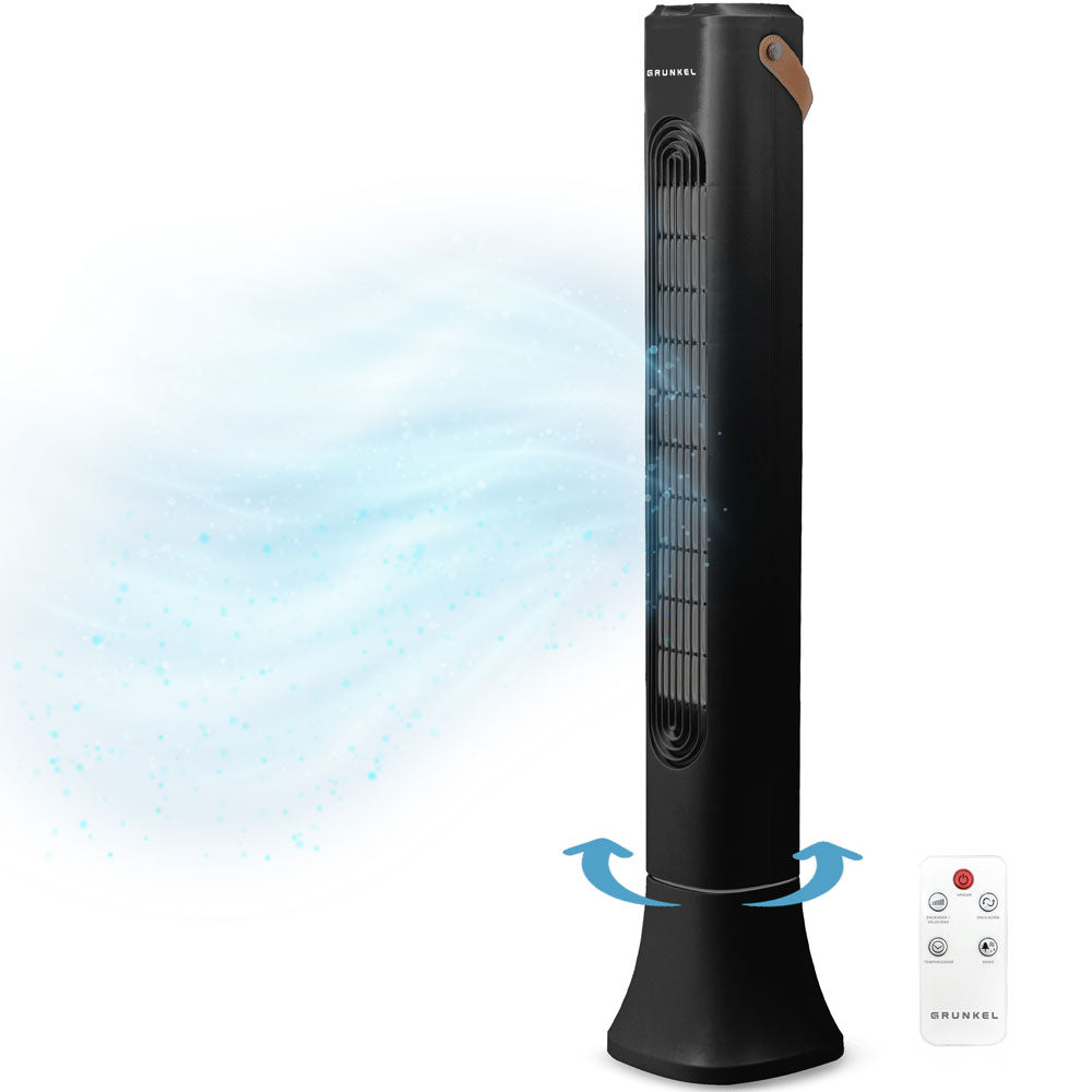 Ventilador de torre digital Grunkel TF-DSGNG negro
