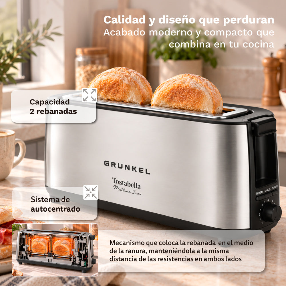 Tostador Grunkel TS-MATTINASTEEL