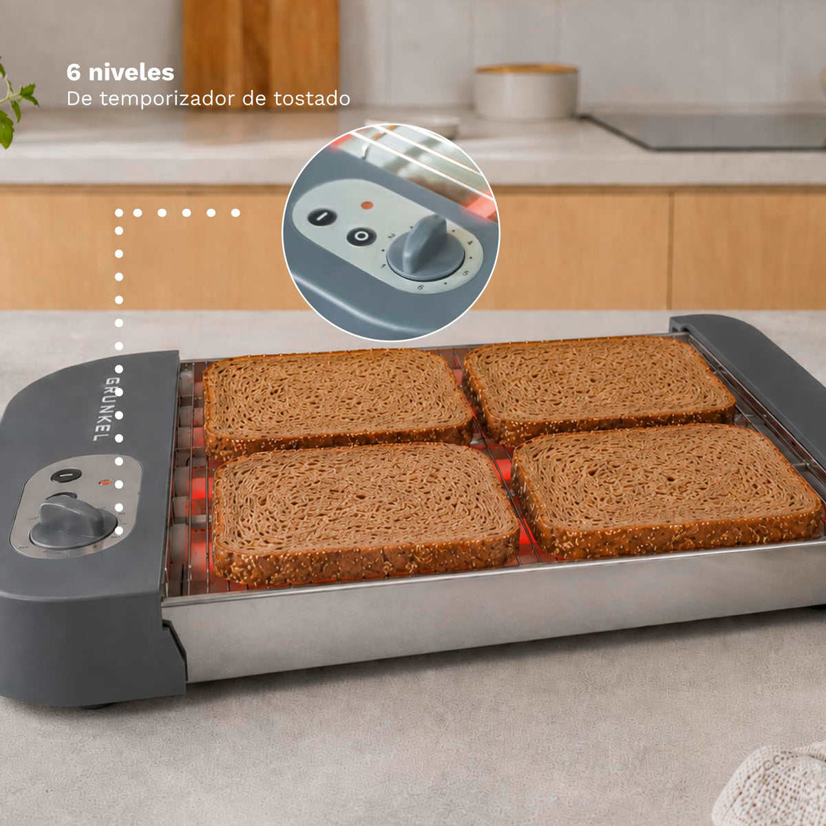 Tostador plano Grunkel TSP-G2