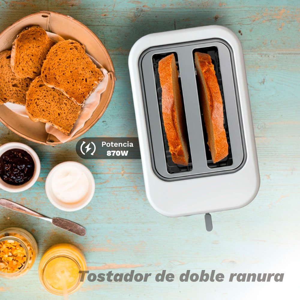 Tostador de doble ranura Grunkel TSB-EASYTOAST