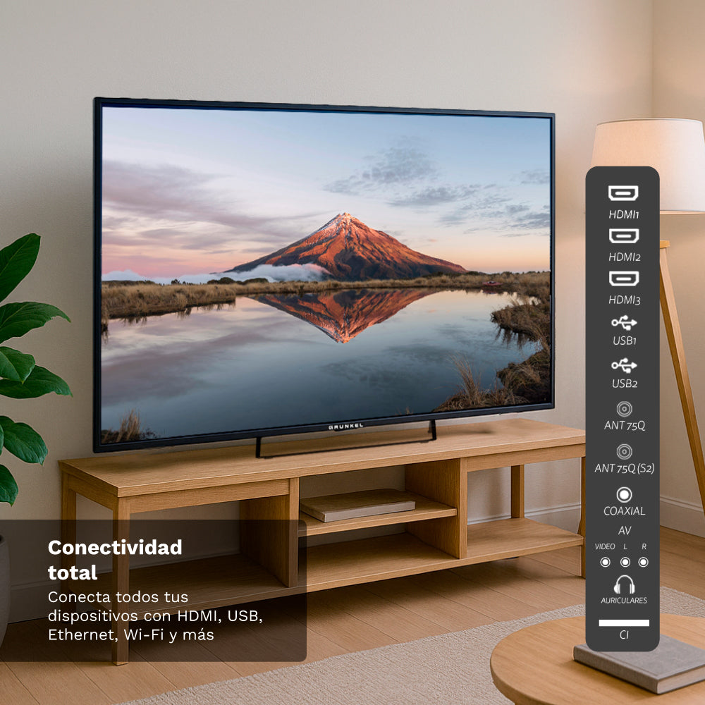 Televisor Grunkel QLED-5526WBS 55" QLED 4K UHD Smart TV webOS