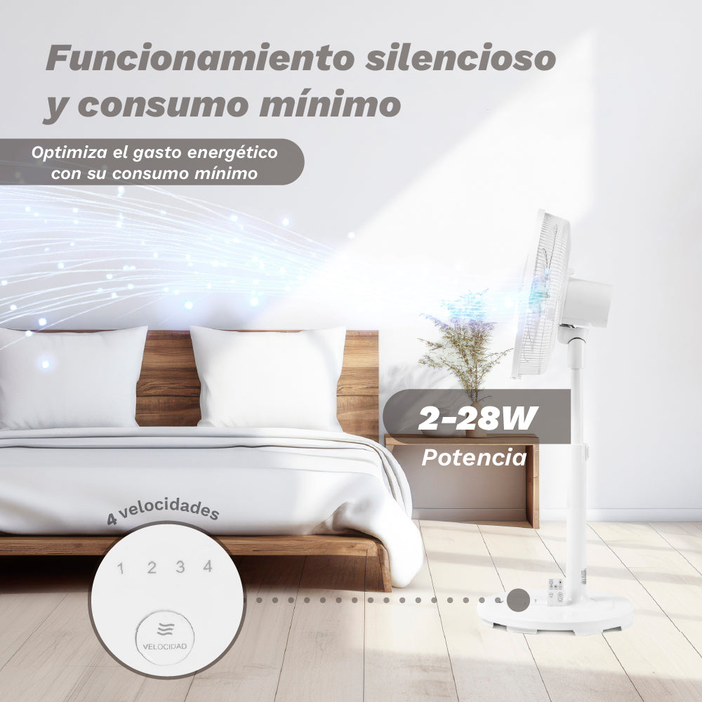 Ventilador de pie ultrasilencioso Grunkel FAN-14SILENCE