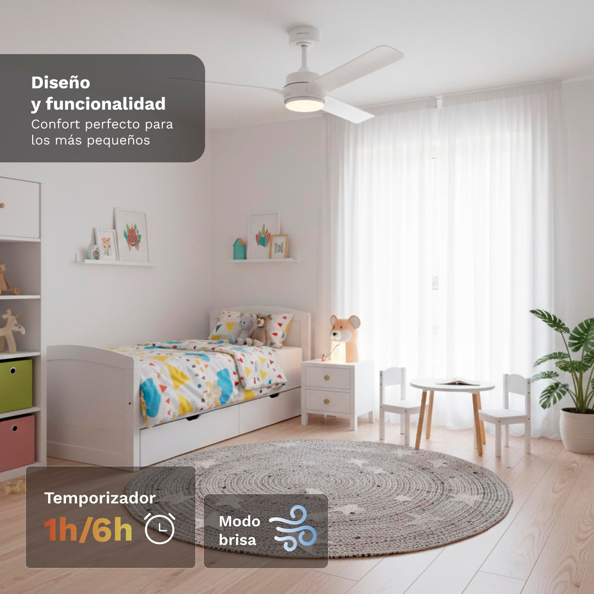 Ventilador de techo 47" Grunkel SKYEASY47