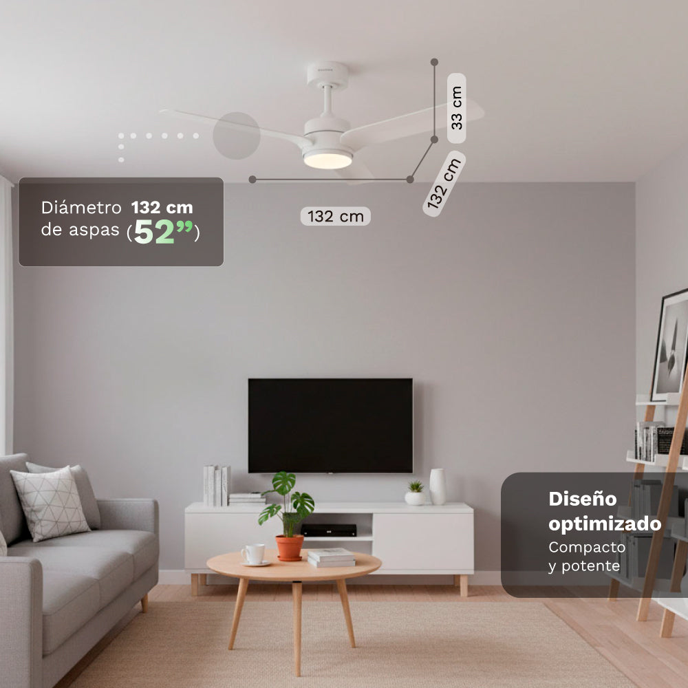 Ventilador de techo 52" Grunkel SKYEASY52