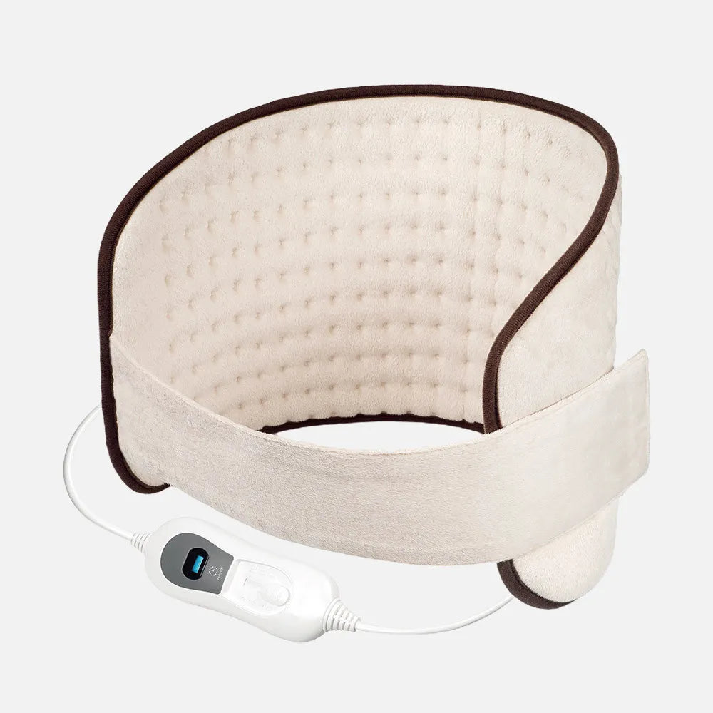 Almohadilla eléctrica lumbar Hurdes 100 W de FABRILAMP en color beige/marrón