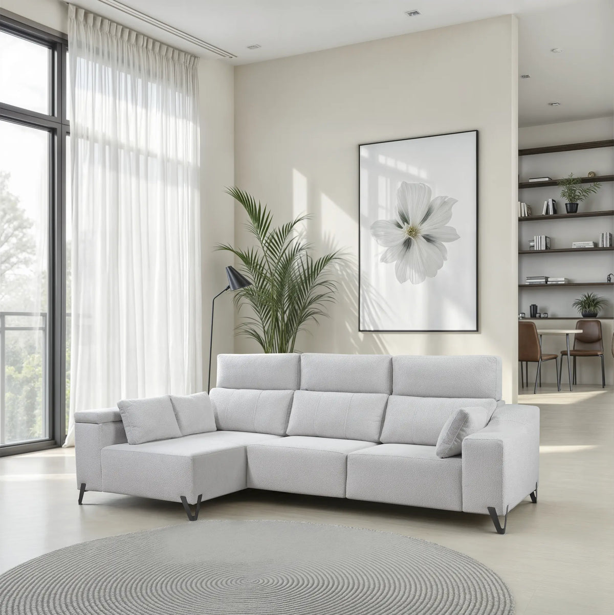 Sofá Akua con chaiselongue