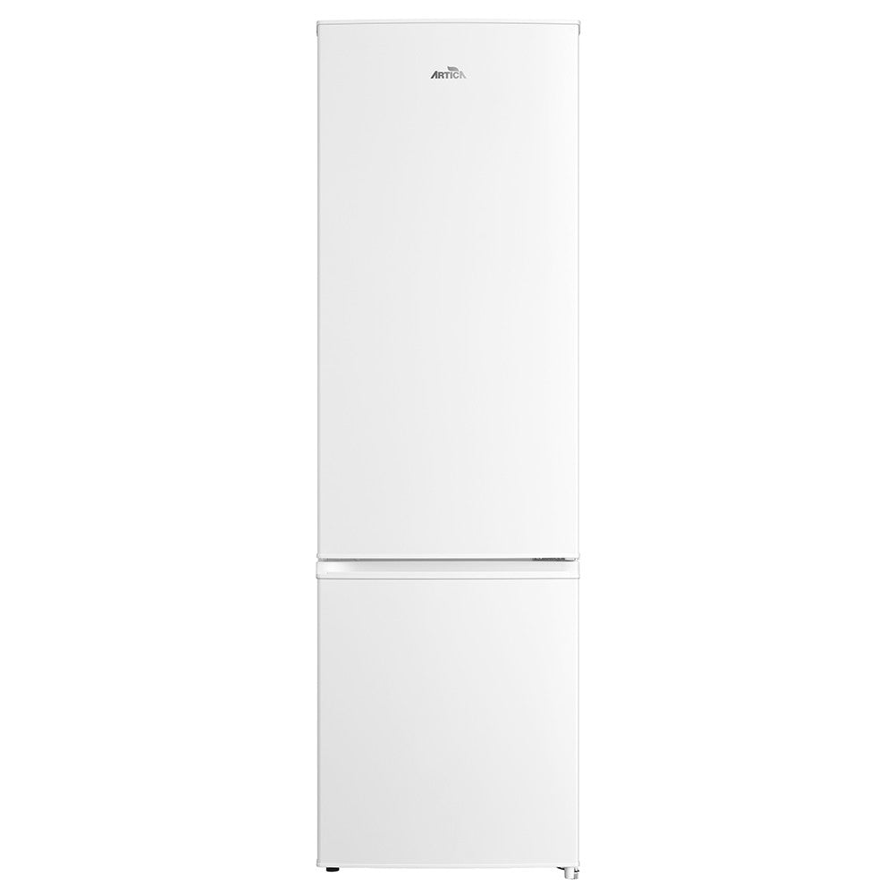 Frigorífico combi Artica AFFCE180W COOLTECH180EB blanco cíclico, vista frontal de sus dos puertas