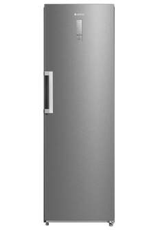 Frigorífico una puerta Artica FROZUNIQ185EI AFFU185X inox de 362 litros, vista frontal con la puerta cerrada