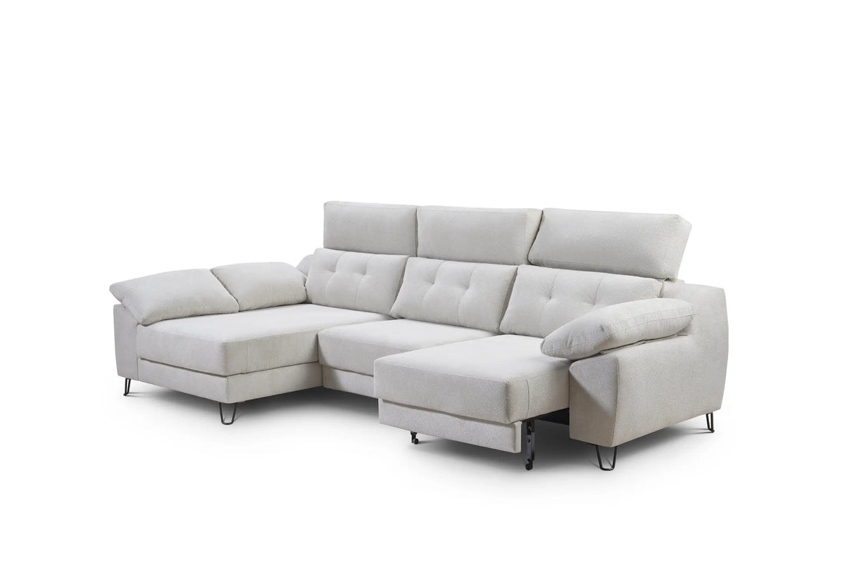 Sofá Azores con chaiselongue - detalle