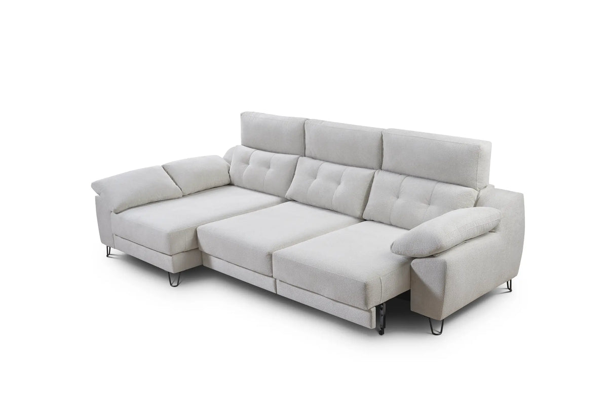 Sofá Azores con chaiselongue - detalle