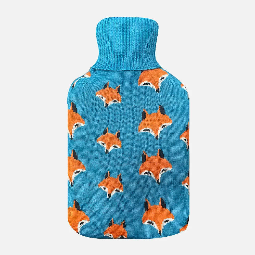 Bolsa de agua caliente Mimo 1,7 L Zorros de FABRILAMP en color azul