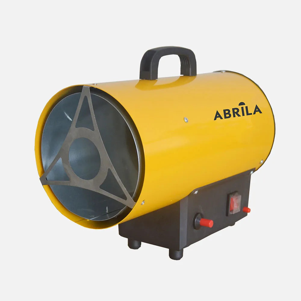Cañón calefactor de gas propano Micra 15 kW de FABRILAMP en color amarillo/negro