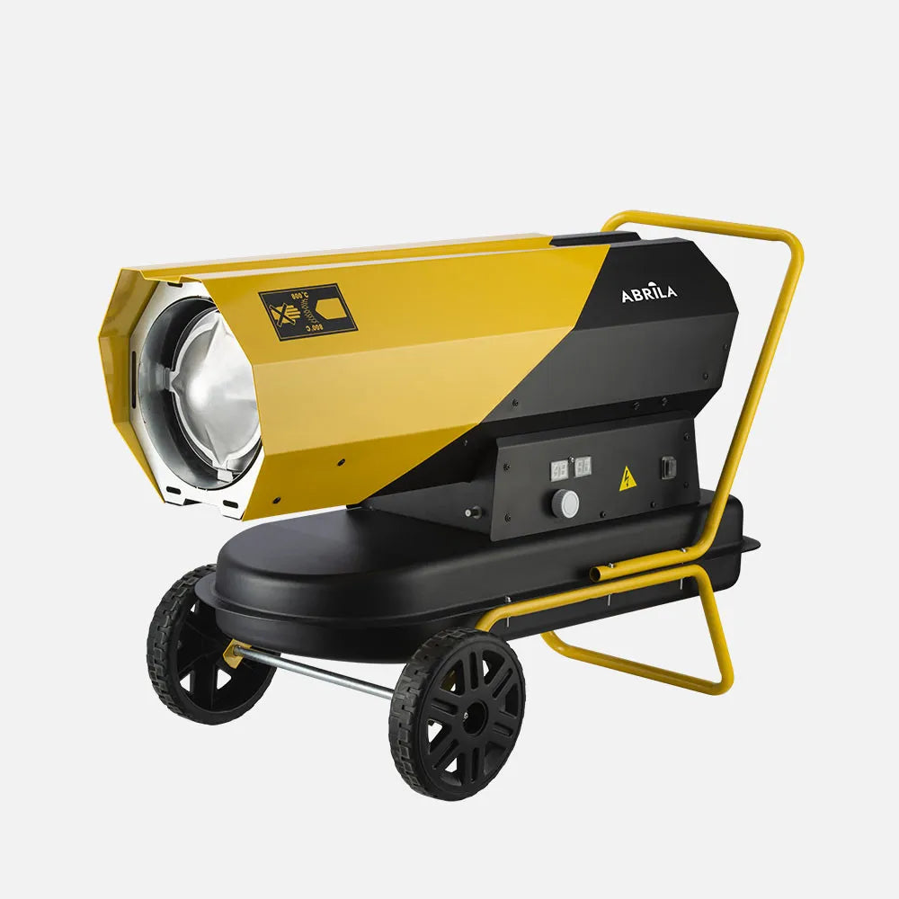 Cañón calefactor de gasóleo Dixon 30 kW de FABRILAMP en color negro/amarillo