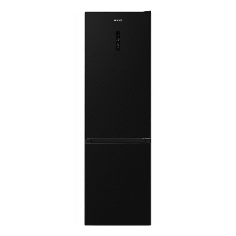 Frigorífico combi Smeg RC20KDND Black Inox Look negro, vista frontal 331 litros Total No Frost