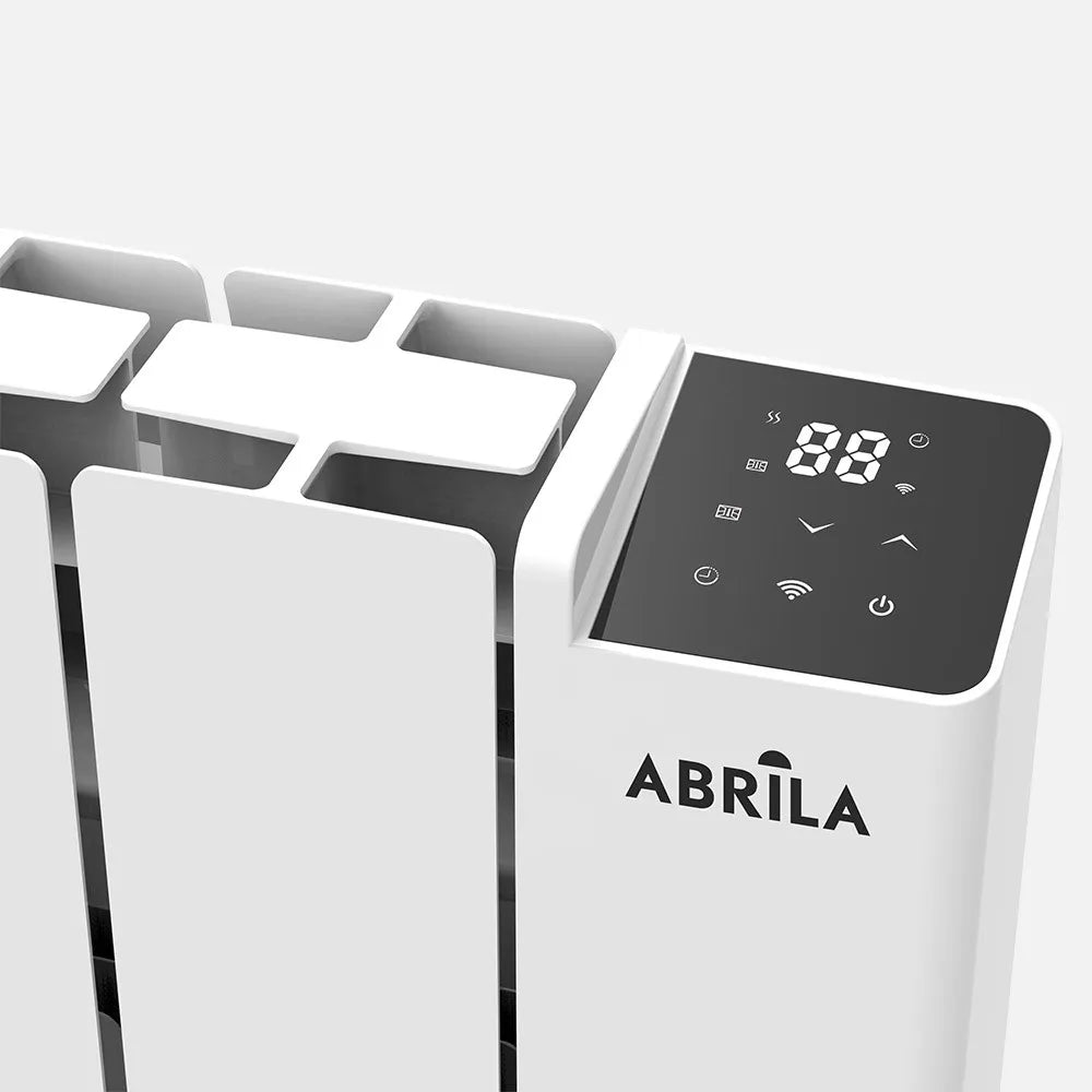 Emisor térmico de fluido WiFi City 1500 W de FABRILAMP en color blanco – vista de detalle