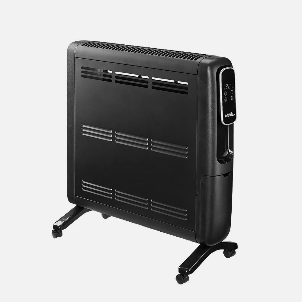 Emisor térmico de aluminio Alpino 1500 W de FABRILAMP en color negro