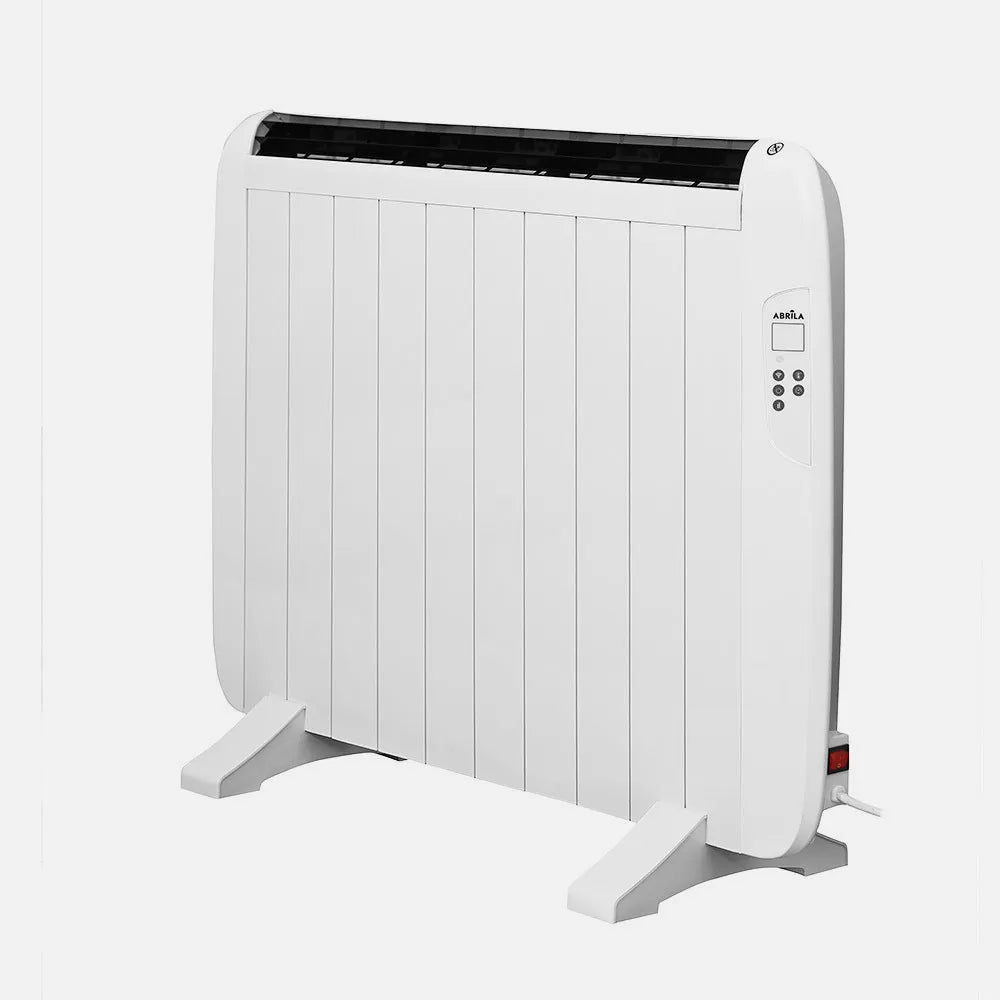 Emisor térmico de aluminio Gaban 1500 W de FABRILAMP en color blanco