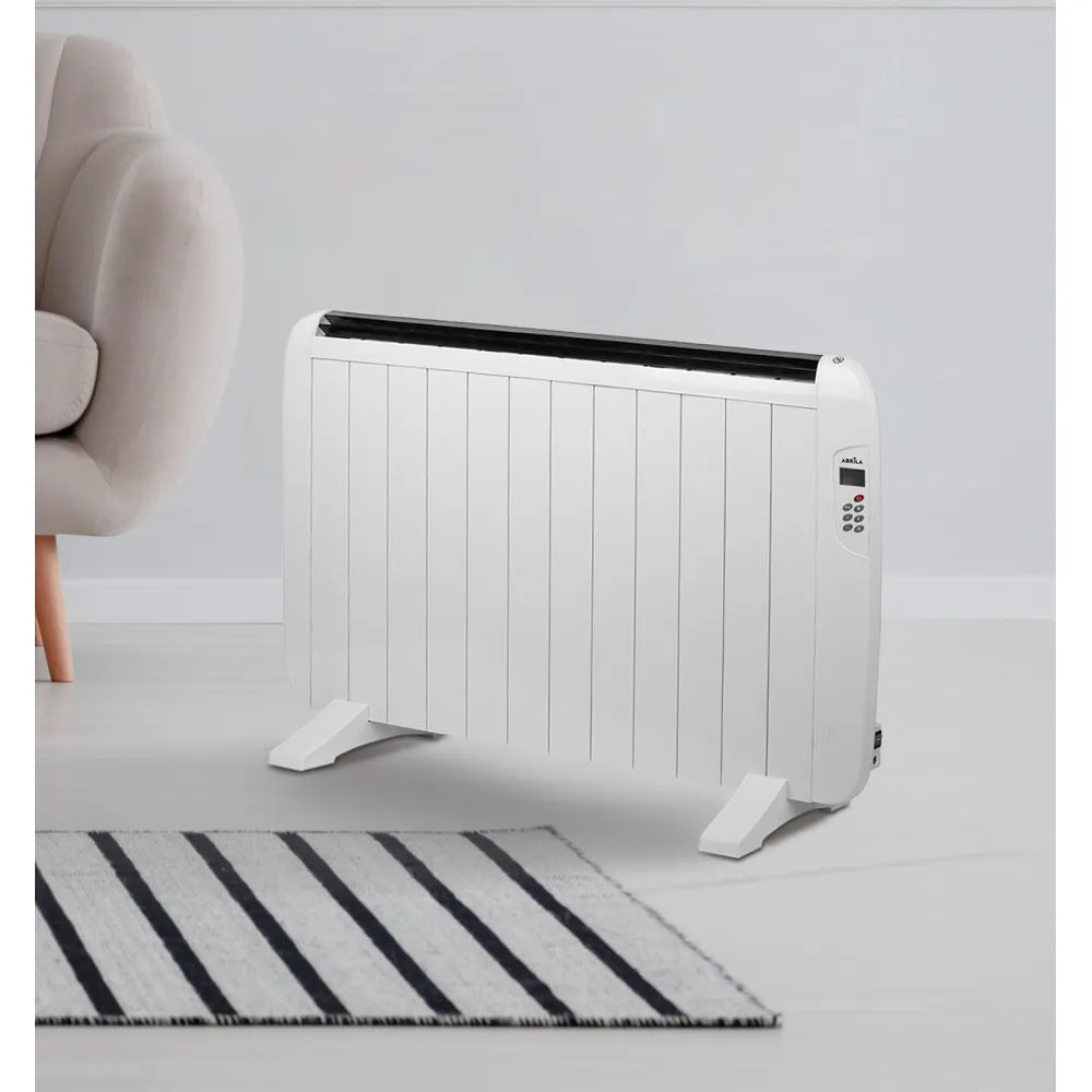 Emisor térmico de aluminio Gaban 1800 W de FABRILAMP en color blanco – vista de detalle