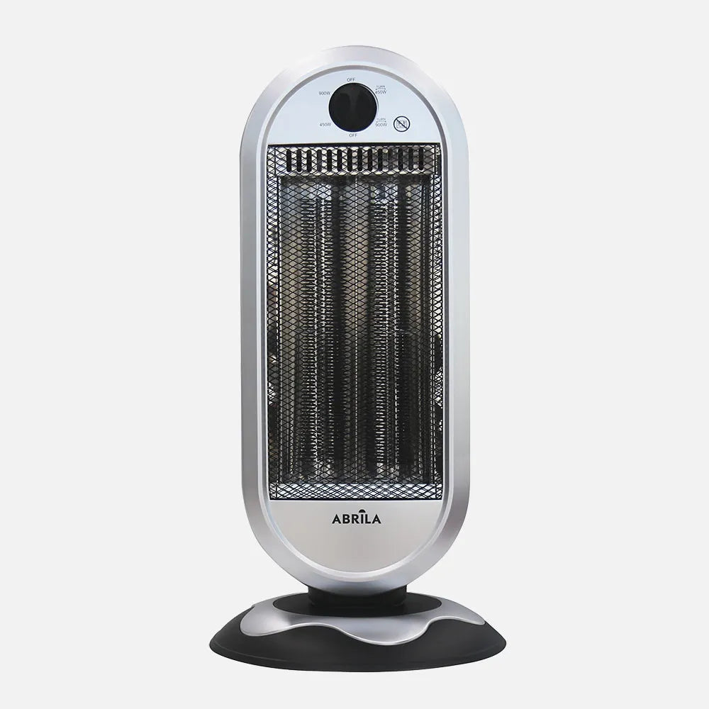 Estufa de carbono Fulgor 900 W de FABRILAMP en color negro/plata