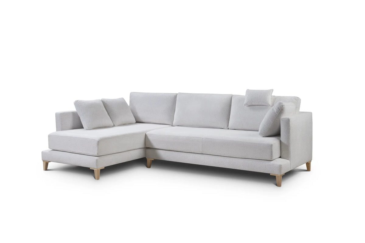 Sofá Kiva con chaiselongue - detalle