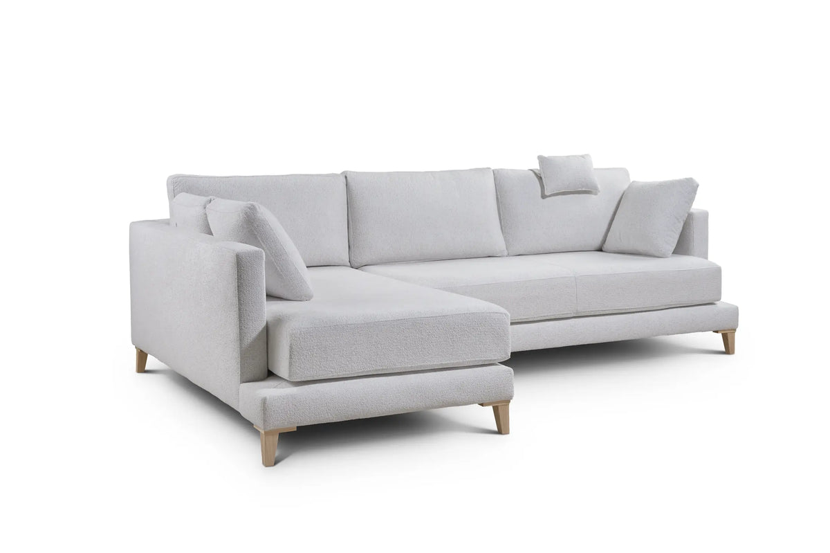 Sofá Kiva con chaiselongue - detalle