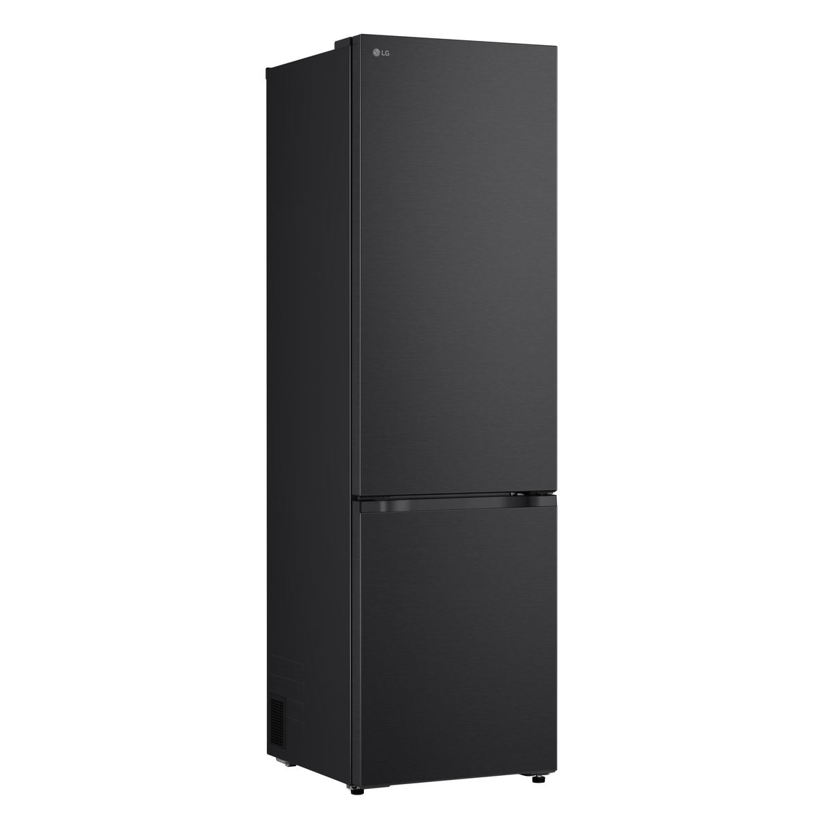 Frigorífico combi LG GBBS726AEV Black Steel, vista frontal exterior con puertas cerradas